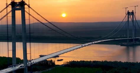 cele mai noi imagini cu podul peste dunare de la braila