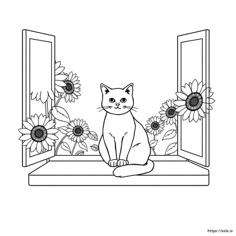 Coloriages Chat Roux