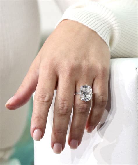 Kim Kardashian Engagement Rings Side By Side