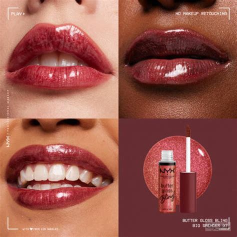 NYX Professional Makeup - Butter Gloss Bling! - Błyszczyk do ust - 8 ml ...