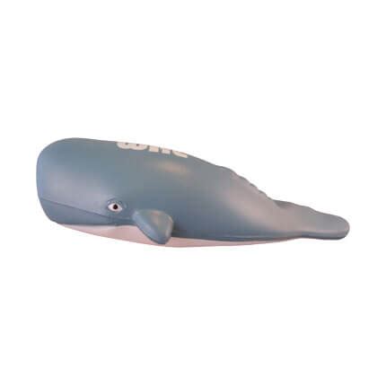 promotional squeezy whale shaped stress balls