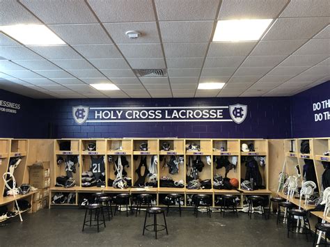 College of The Holy Cross Brings Character to Locker Rooms
