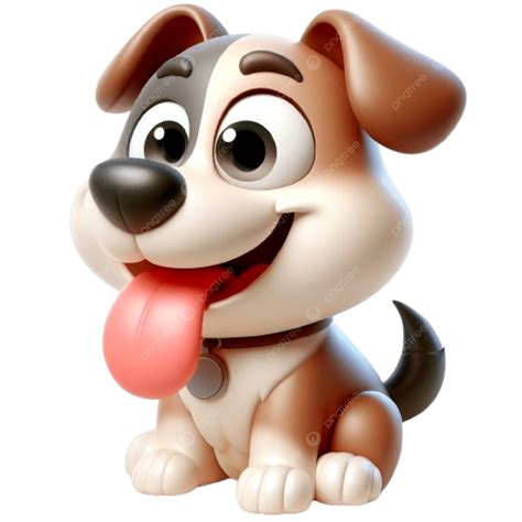 3d Cartoon Dog, Dog Clipart, Cartoon Clipart, 3d Clipart PNG