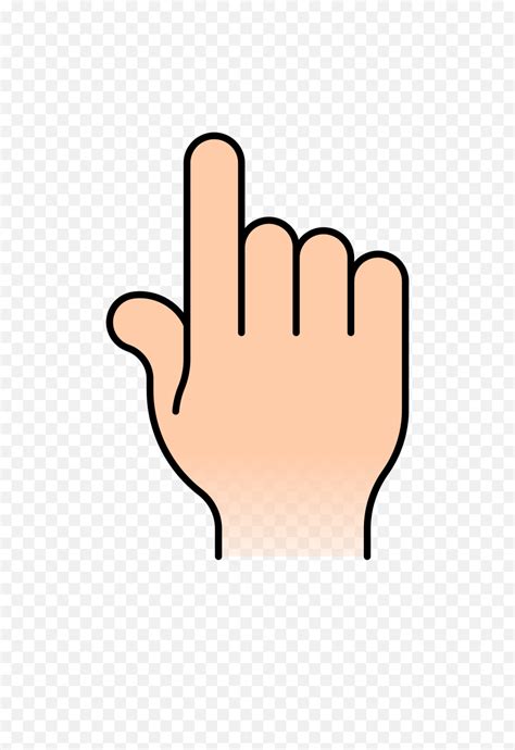cartoon hand pointing png