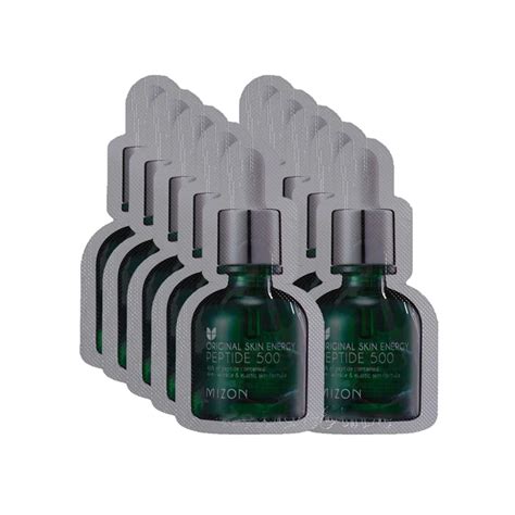 MIZON Peptide 500 Ampoule Sample 20pcs Face Cream Serum Smooth Skin ...