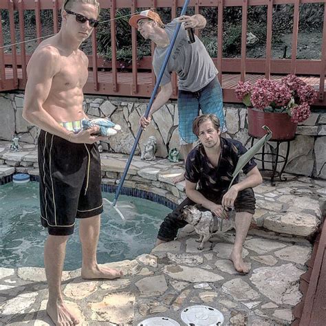 Michael Angarano's feet