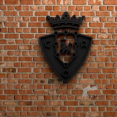 CA Osasuna Logo - 3D Model by waelmoussa