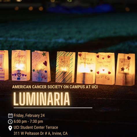 Luminaria is a special ceremony in remembrance of those we’ve lost to