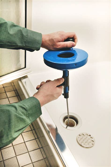 drain snake  clear clogged sinks  showers