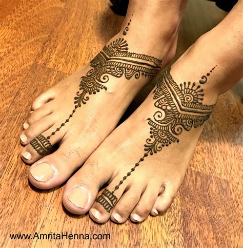 Simple Henna Designs For Feet