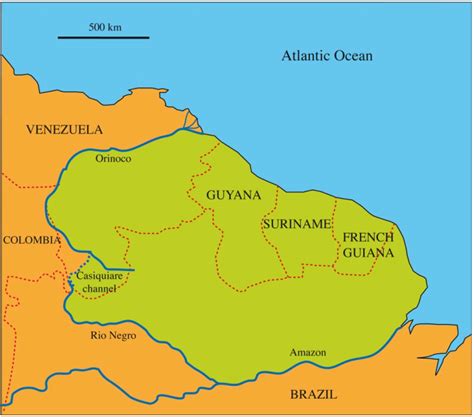 map of the guiana highlands 4