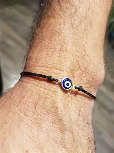 Evil Eye Bracelet Men's Bracelet With Evil Eye Hindu - Etsy