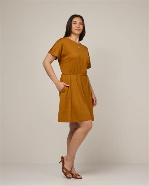 Brooklyn Reversible Merino Wool Dress - Ochre – Brooklyn Reversible