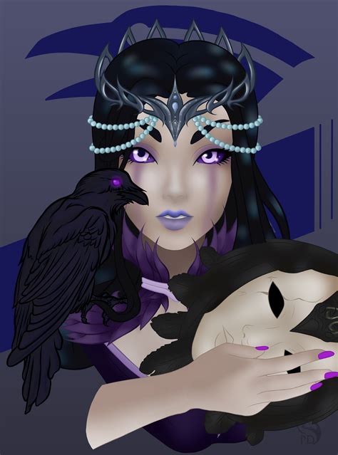 DnD Raven Queen (Updated) by Ri-Gon on DeviantArt
