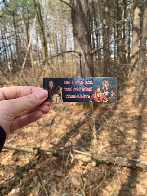 Big For The Oat Milk Community Mini Bumper Sticker – Goodies' Goodies