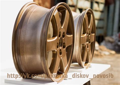 R15 покраска под цвет Subaru, бронзовый металлик + лак — Катки 54 на DRIVE2