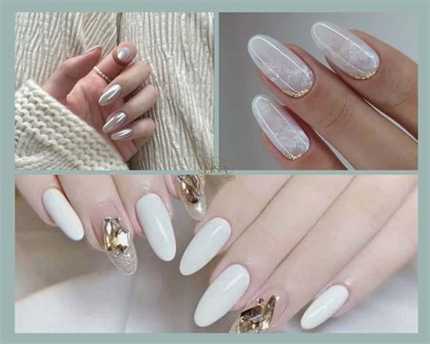 Top 45+ Mẫu nail cho người mệnh kim đẹp hút tài lộc 2024