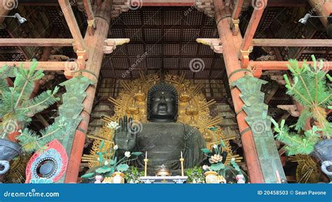 Todaiji Buddha stock image. Image of architecture, statue - 20458503