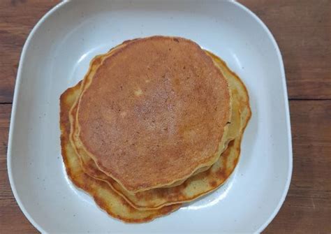 resep pancake pisang simpel oleh ninik yanie cookpad