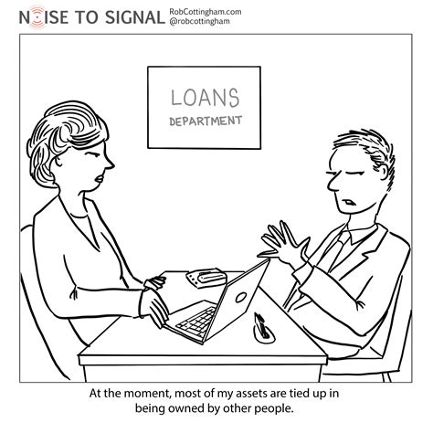 Tied up - Noise to Signal Cartoon