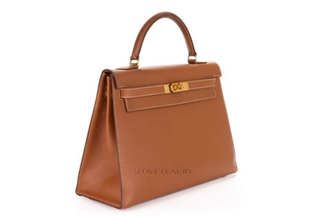 Hermès Kelly 32 Vintage Epsom Gold Gold Hardware - Luxury Shopping