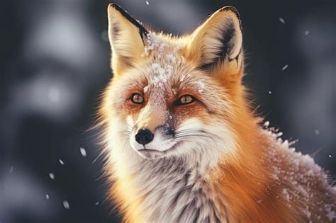 Premium AI Image | orange fox