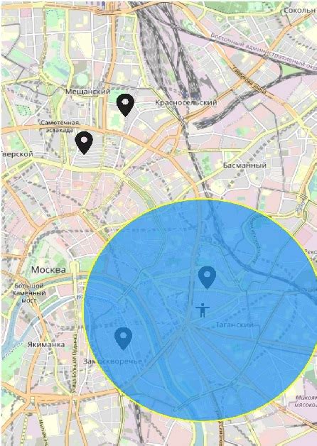 android - Flutter how show markers in the circle? flutter_map - Stack ...