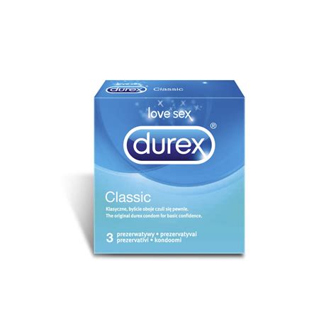 DUREX Classic prezervatīvi, 3 gab. | Medplaza