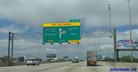 One mile before I-80/294 split. (April, 2017)