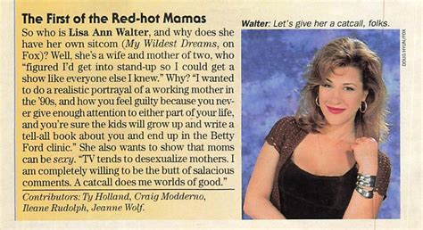 A 1995 TV Guide promo and piece on Lisa Ann Walter's short-lived sitcom
