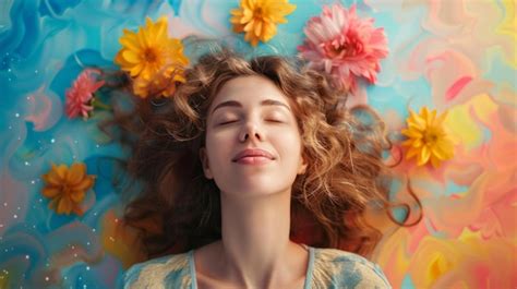 Premium Photo | Relaxed lady letting go of her worries through movement