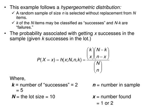 PPT - Hypergeometric Distribution PowerPoint Presentation, free ...