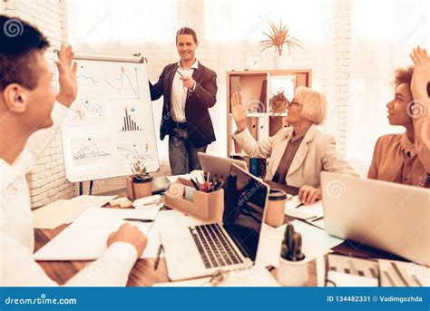 pupils studying business  finance  classroom stock image image