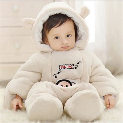 2015 baby boy clothes rompers winter boy infant snow wear baby jacket ...