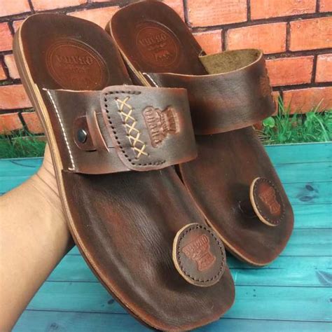 sandal terumpah kulit sandal full kulit premium sandal pria kulit