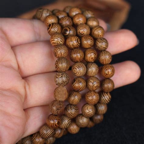Buddhist Mala Wooden Bracelet & Prayer Beads – Artisan Charms
