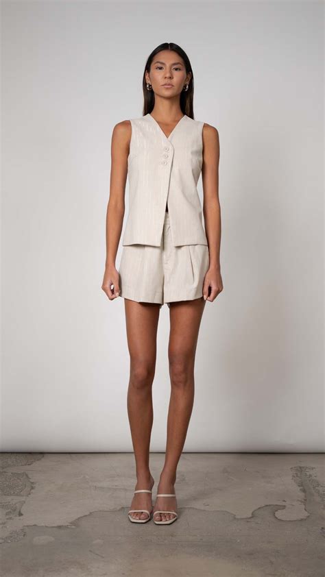 Parentezi Marcell Linen Shorts - Nude | Garmentory