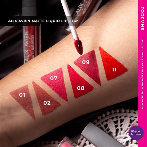 Alix Avien Matte Liquid Lipstick 01 – Shajgoj