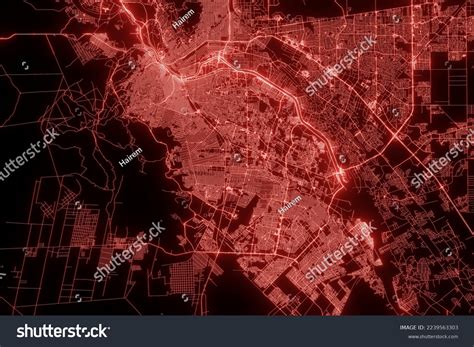 Street Map Ciudad Juarez Mexico Made Stock Illustration 2239563303 ...