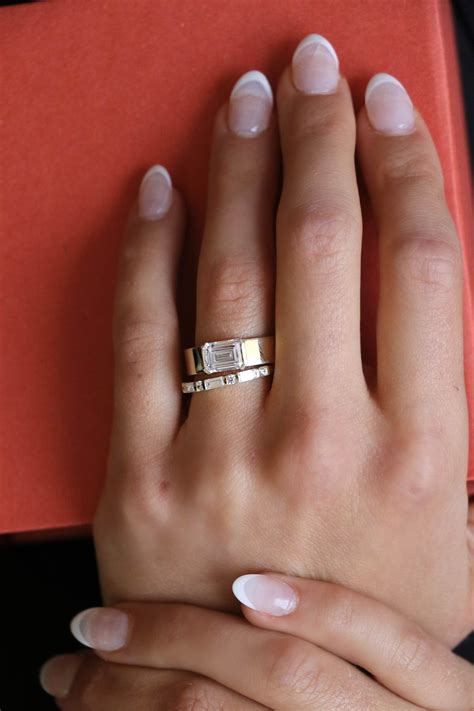 emerald cut cigar band 11