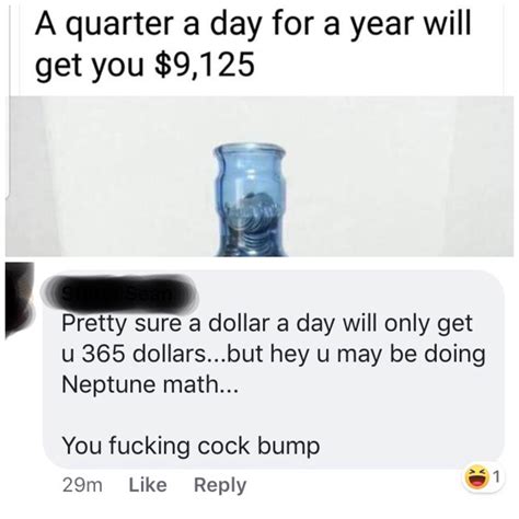 Neptune math seems cooler tbh : r/rareinsults