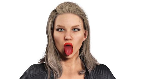 3D model jennifer lawrence Women naked and clothed full rigged VR / AR