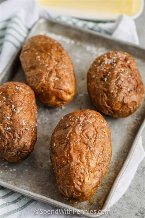 How to Make Baked Potatoes - Spend With Pennies