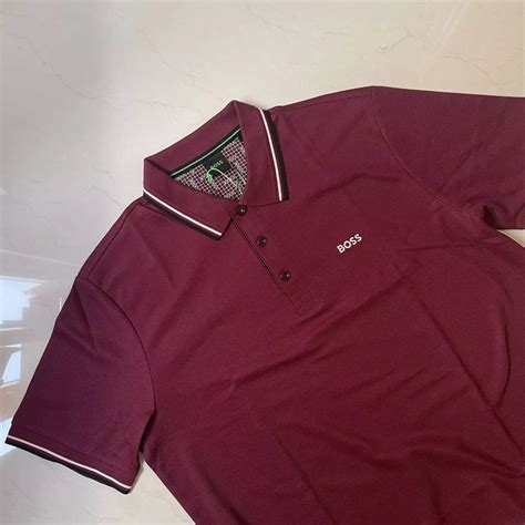 jual boss polo red xl original  zalora indonesia