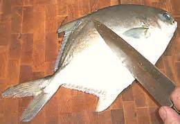 how to clean pompano fish