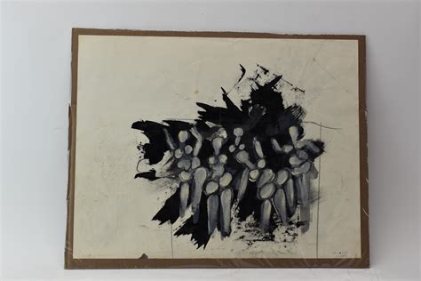 Lot - Lucia Wilcox Gouache on Paper Five Female Nudes