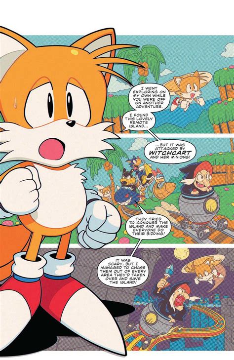 Sonic the Hedgehog IDW: Tails 30th Anniversary Special - Preview