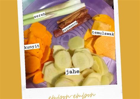 resep empon empon oleh bundaarsha cookpad