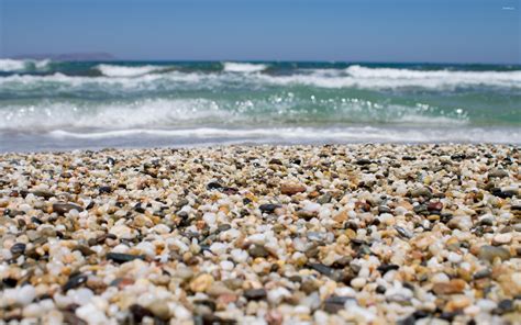 Pebbly beach wallpaper - Beach wallpapers - #32328