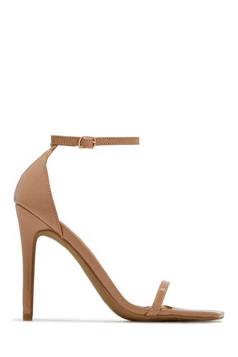 Miss Lola | Celebrate Life Nude Single Sole High Heels – MISS LOLA